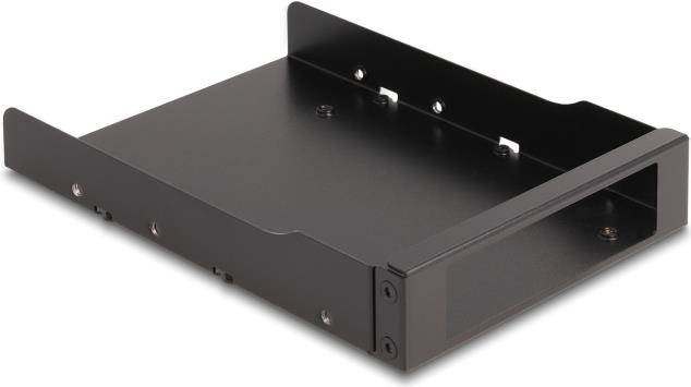Delock 3.5? Metall Einbaurahmen für Slim Bay Wechselrahmen, Rackrahmen, Schwarz, Metall, China, 8,89