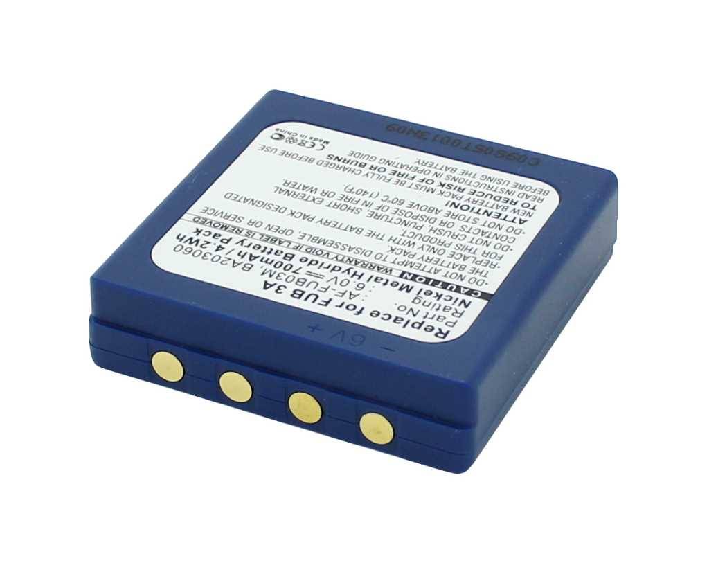 Kranakku NiMH 6,0V 700mAh ersetzt HBC FUB03A