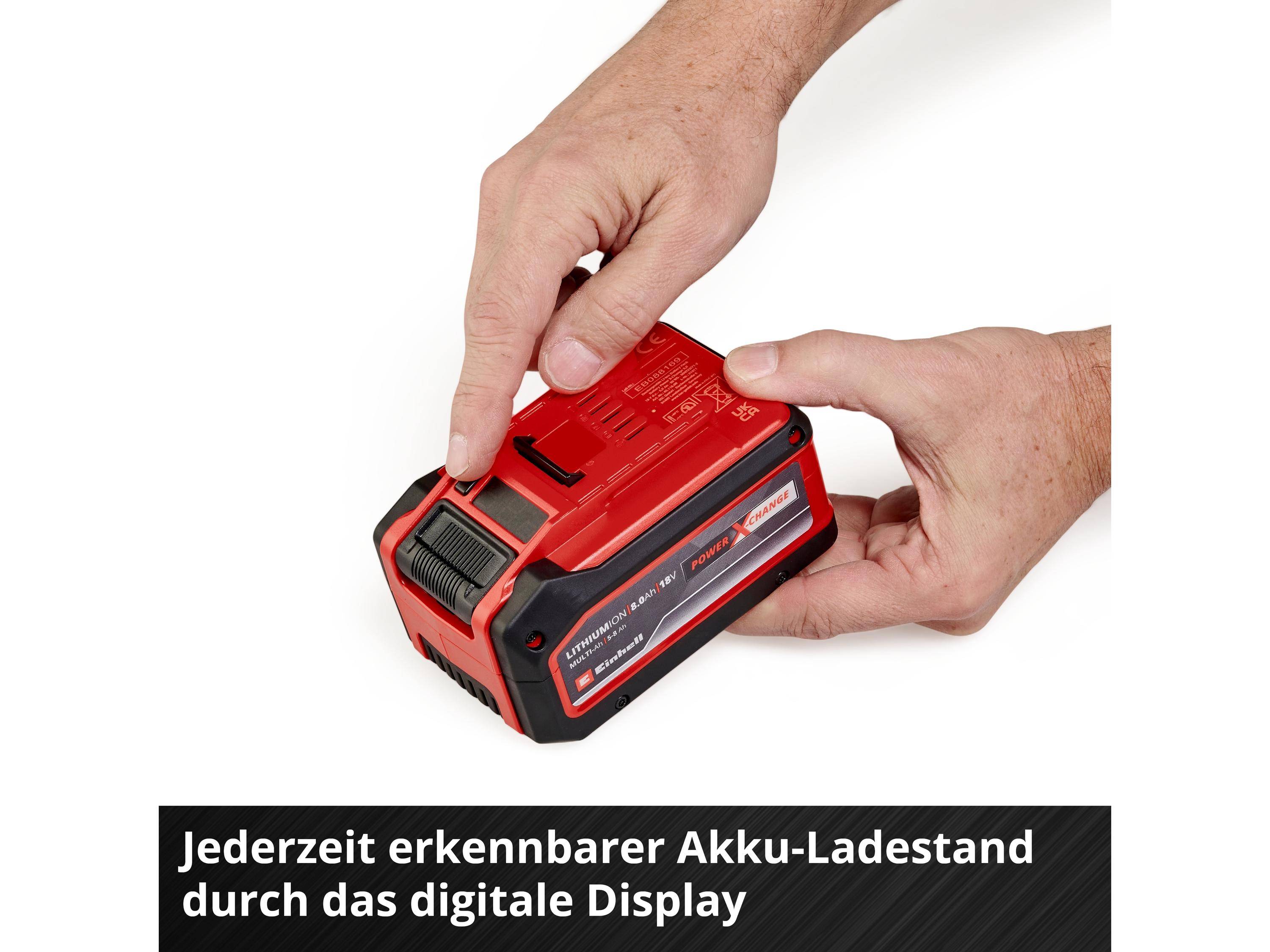 Einhell 4511600 PXC Plus 18V 5-8Ah Multi-Ah Power X-Change Werkzeug-Akku 18V 5 Ah, 8Ah Li-Ion