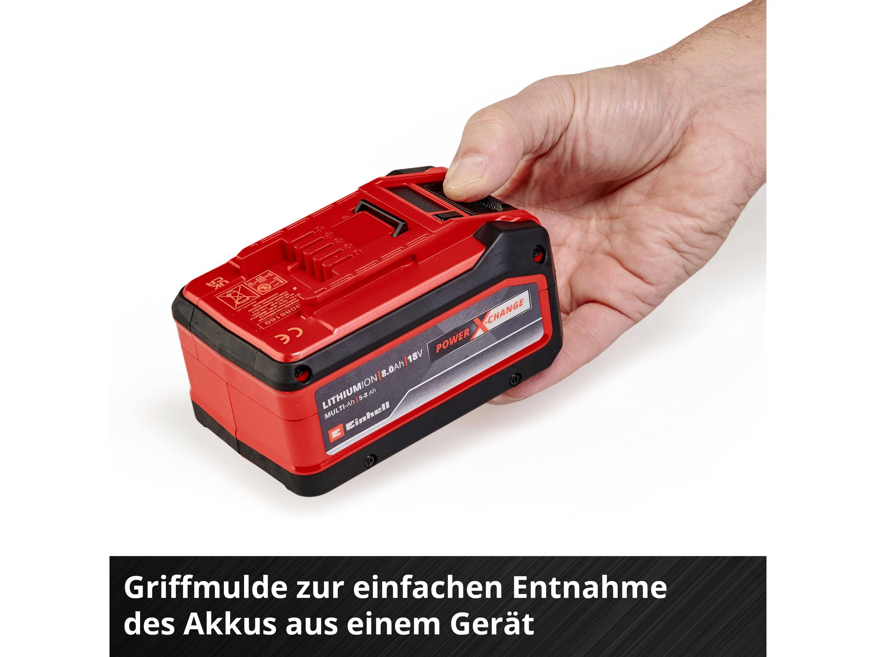 Einhell 4511600 PXC Plus 18V 5-8Ah Multi-Ah Power X-Change Werkzeug-Akku 18V 5 Ah, 8Ah Li-Ion