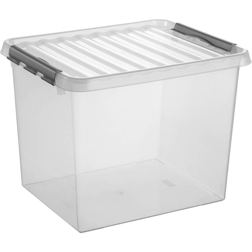 H6162702 - Aufbewahrungsbox - Transparent - Rechteckig - Kunststoff - Monochroma