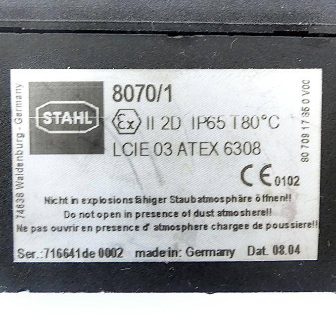 STAHL Positionsschalter 8070/1 (8070/1)
