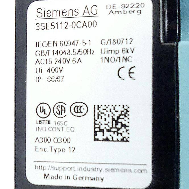 Siemens Positionsschalter 3SE5112-0CA00 (3SE5112-0CA00 )