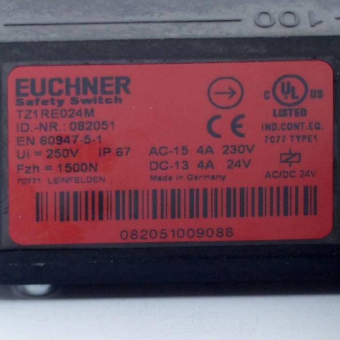 EUCHNER TZ1RE024M-082051 TZ1RE024M Sicherheitsschalter m.Magnetverriegelung