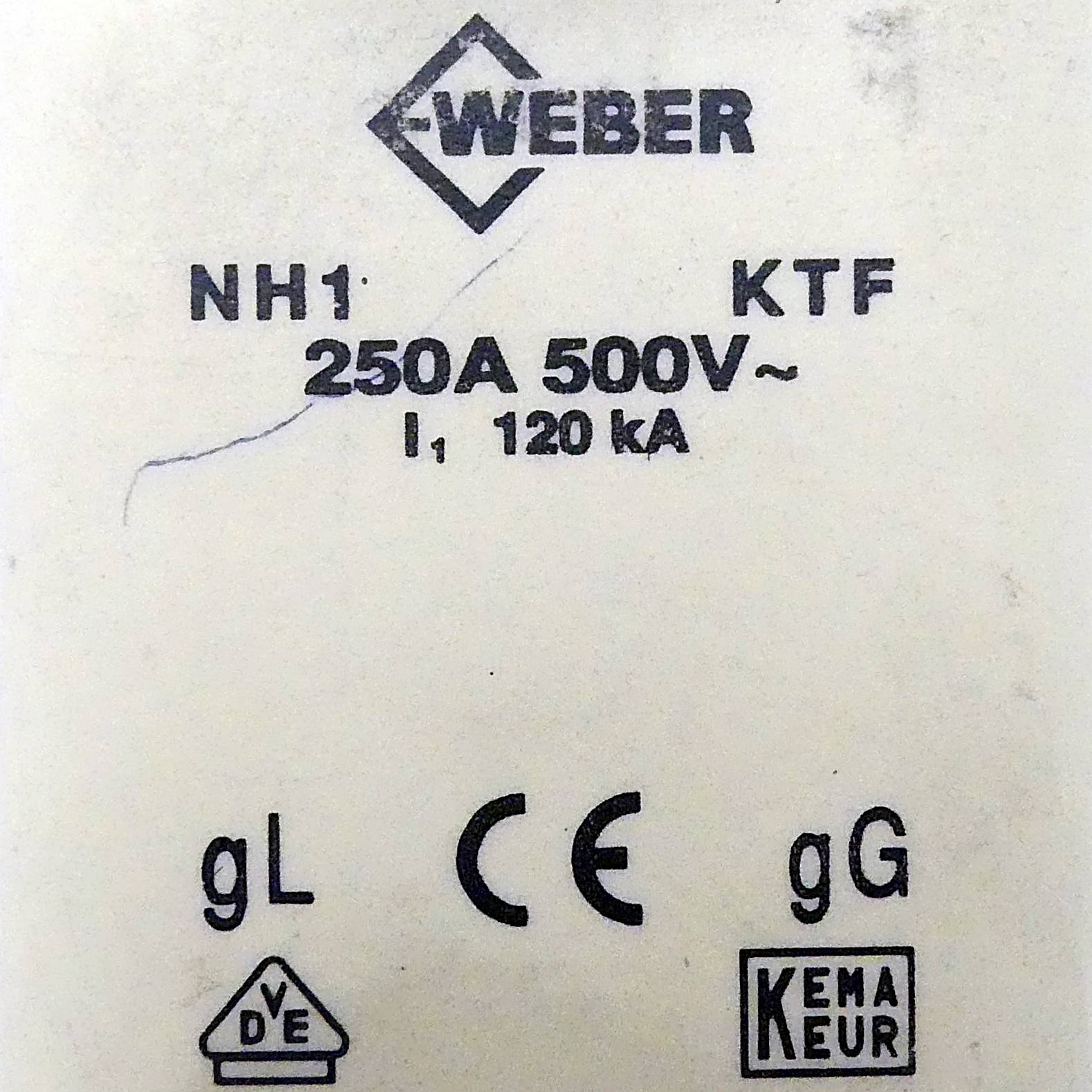 WEBER Sicherungseinsatz (NH1)