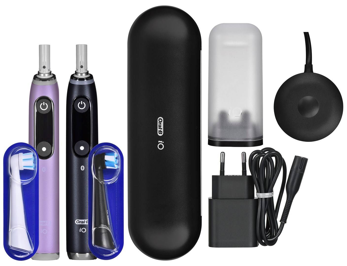 Braun Oral-B iO Series 9 Duo Black Onyx/Rose Quartz Elektrische Zahnbürste