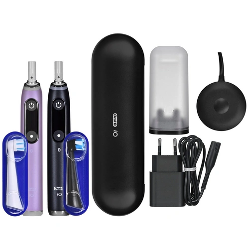 Oral-B iO Series 9 Duo elektr. Zahnbürste black onyx/rose quartz Oral-B iO Series 9 Duo elektr. Zahnbürste black onyx/rose quartz
