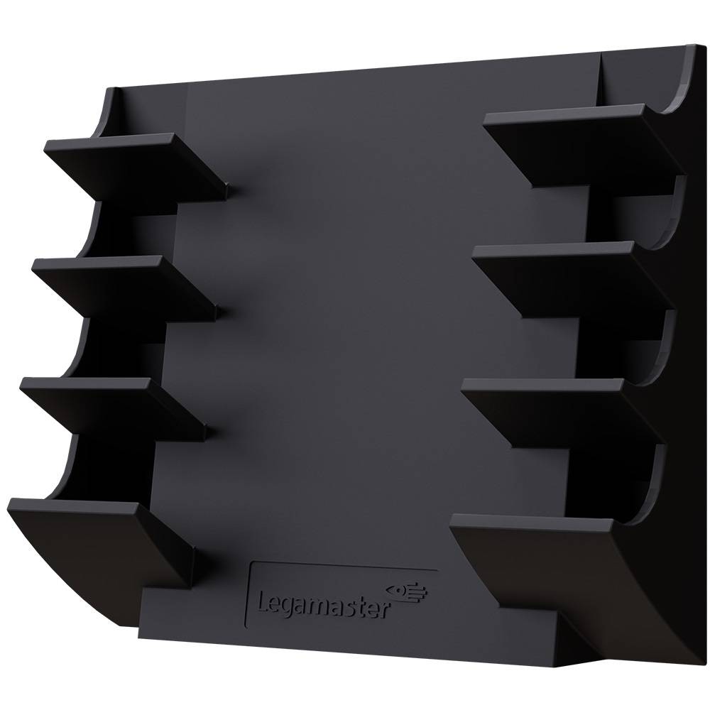 Markerhalter für 4 Marker waagerecht magnethaftend schwarz