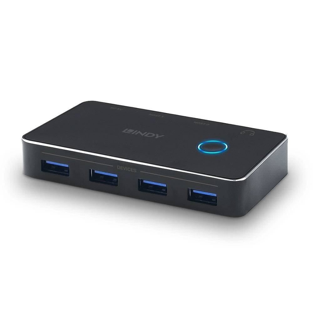 Lindy USB-Umschalter für die gemeinsame Nutzung von Peripheriegeräten