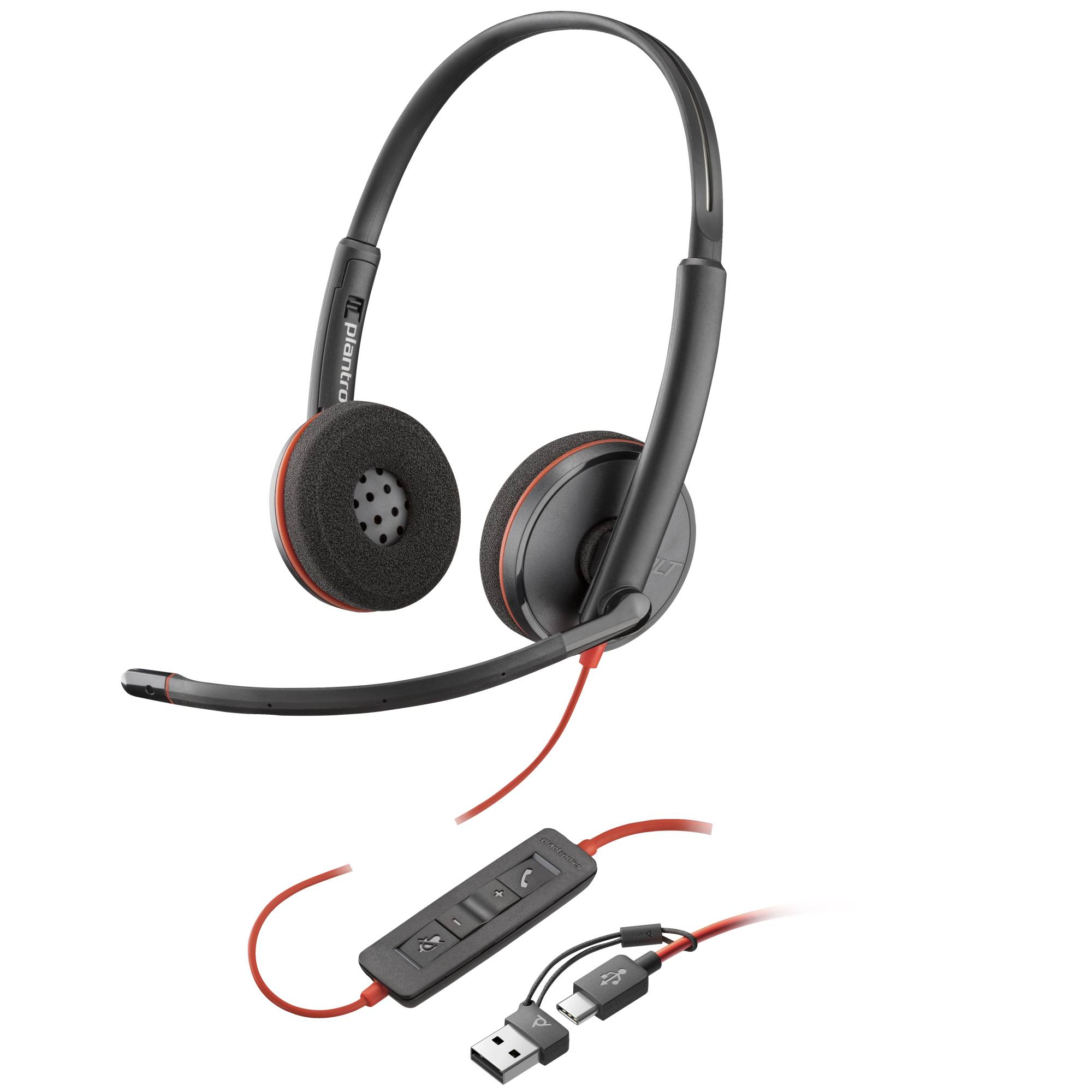 HP Poly BW 3220 USB-C HS +USB-C/A Bulk Eingabe / Ausgabe Kopfhörer & Headsets