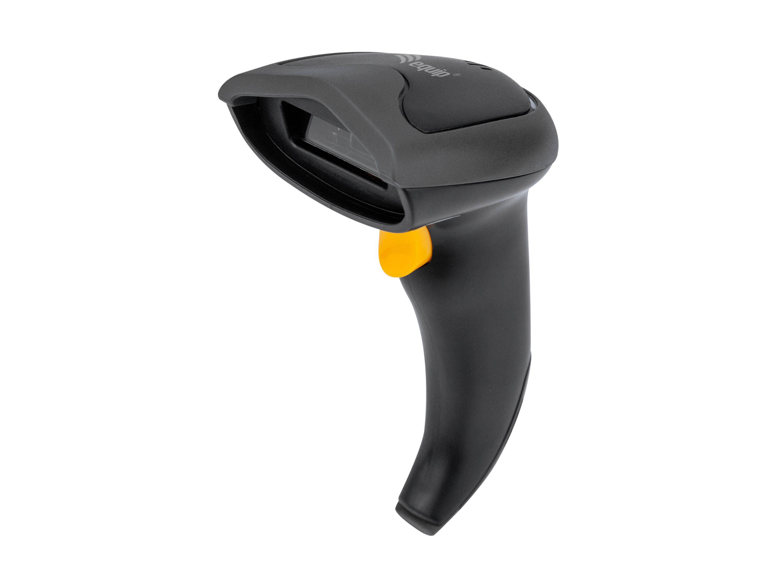 Equip USB 1D Laser-Barcodescanner, mit Ständer, Tragbares Barcodelesegerät, 1D, Laser, Codabar, Code