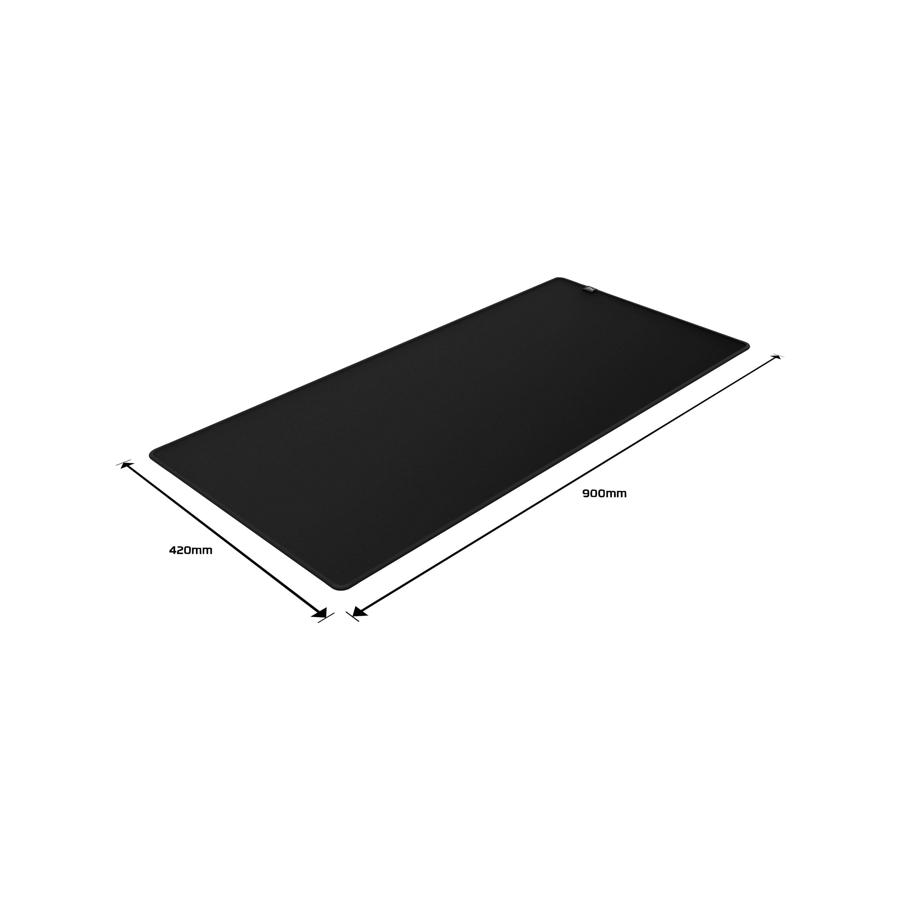HyperX Pulsefire Mat – Gaming-Mauspad – Stoff (XL), Schwarz, Monochromatisch, Tu