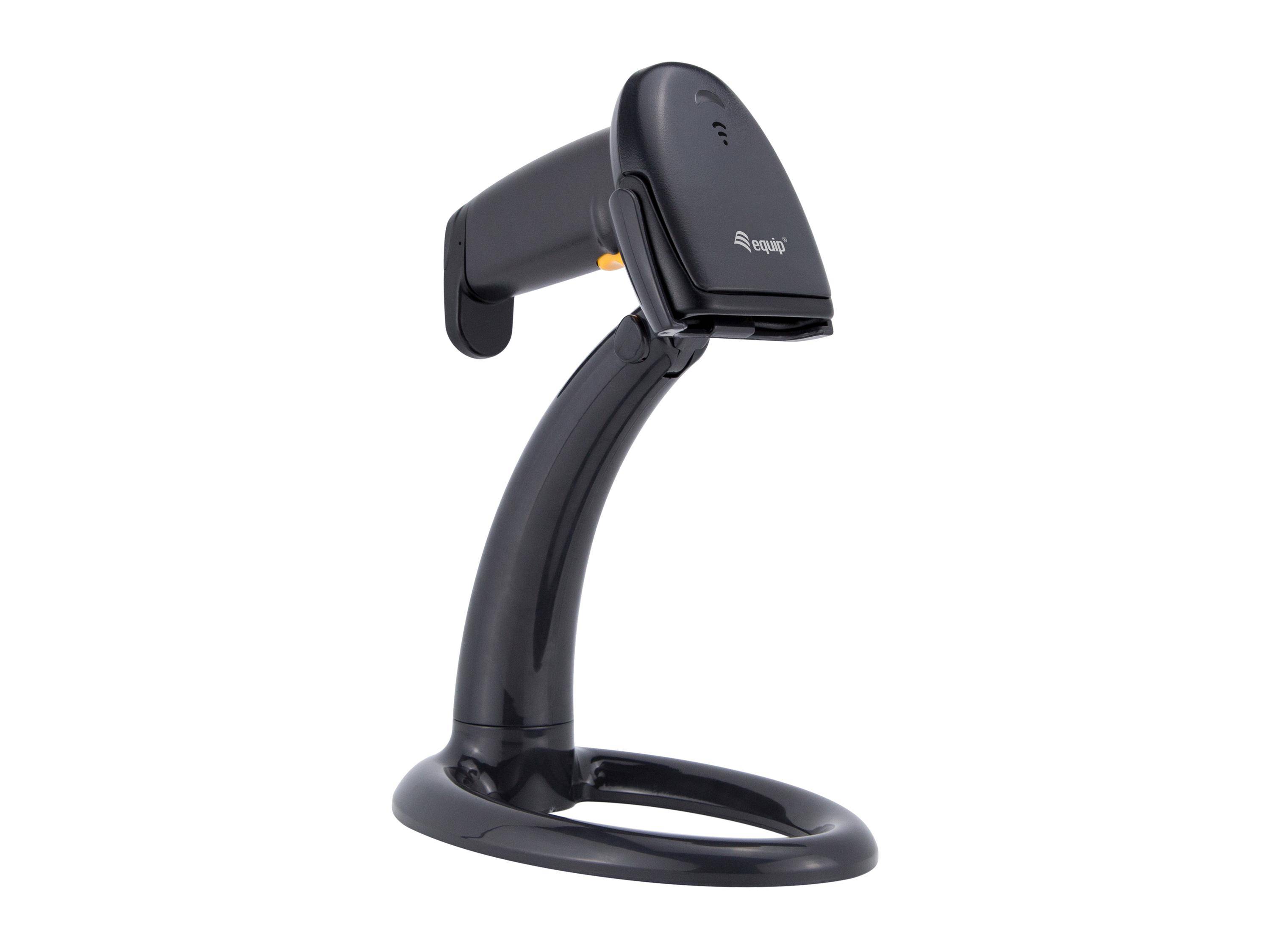 Equip USB 1D-Barcodescanner, mit Ständer, Tragbares Barcodelesegerät, 1D, LED, AIM-128, Codabar,