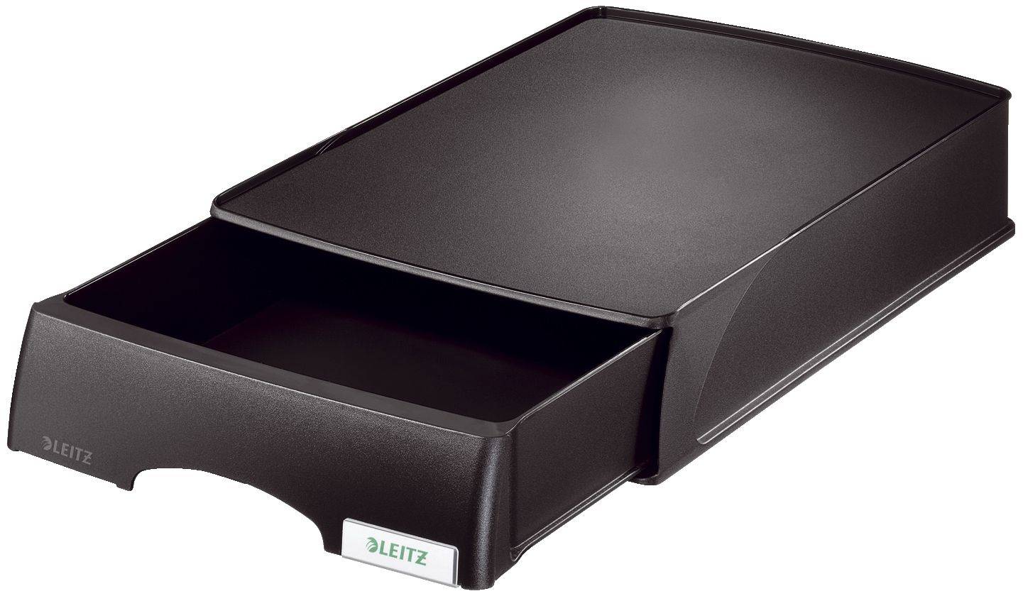 Letterbox Leitz 5210 plus schwarz mit Schublade | 4 Stück