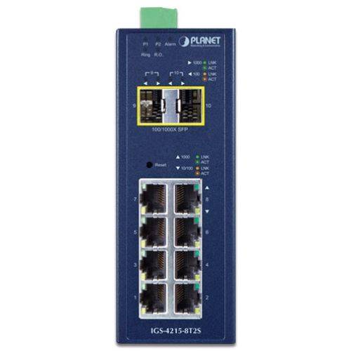 IGS-4215-8T2S Planet Gigabit Managed Switch