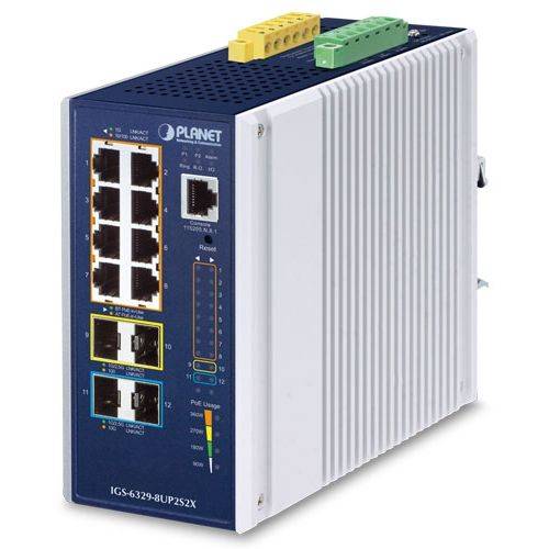 IGS-6329-8UP2S2X Planet Gigabit PoE Managed Switch