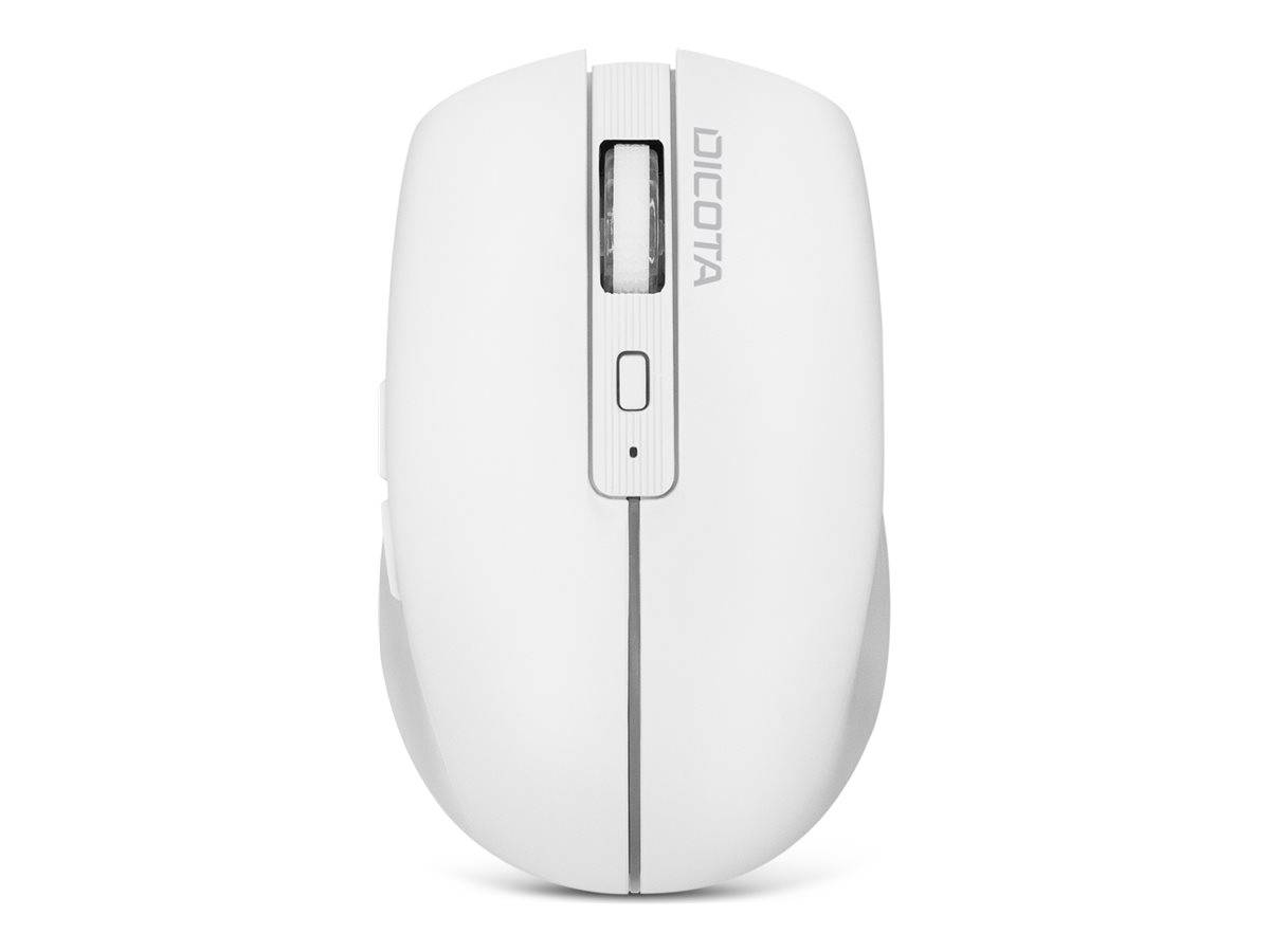 DICOTA Notebook - Maus - 5 Tasten - kabellos - Bluetooth, 2.4 GHz - kabelloser Empfänger (USB)
