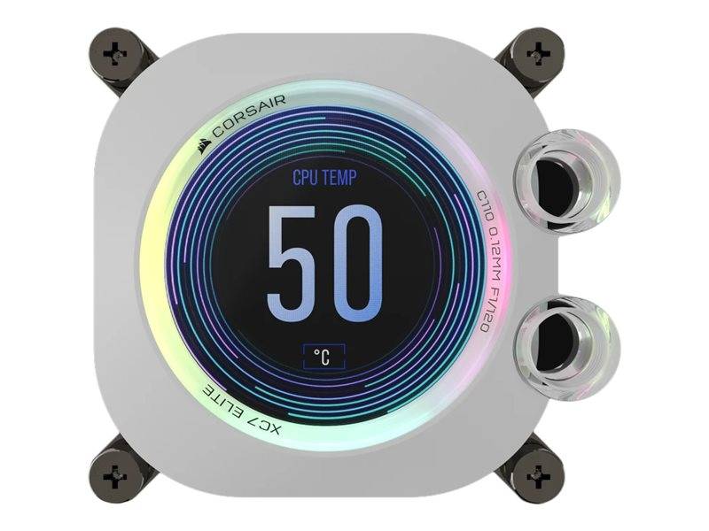Corsair CPU water block XC7 ELITE LCD White