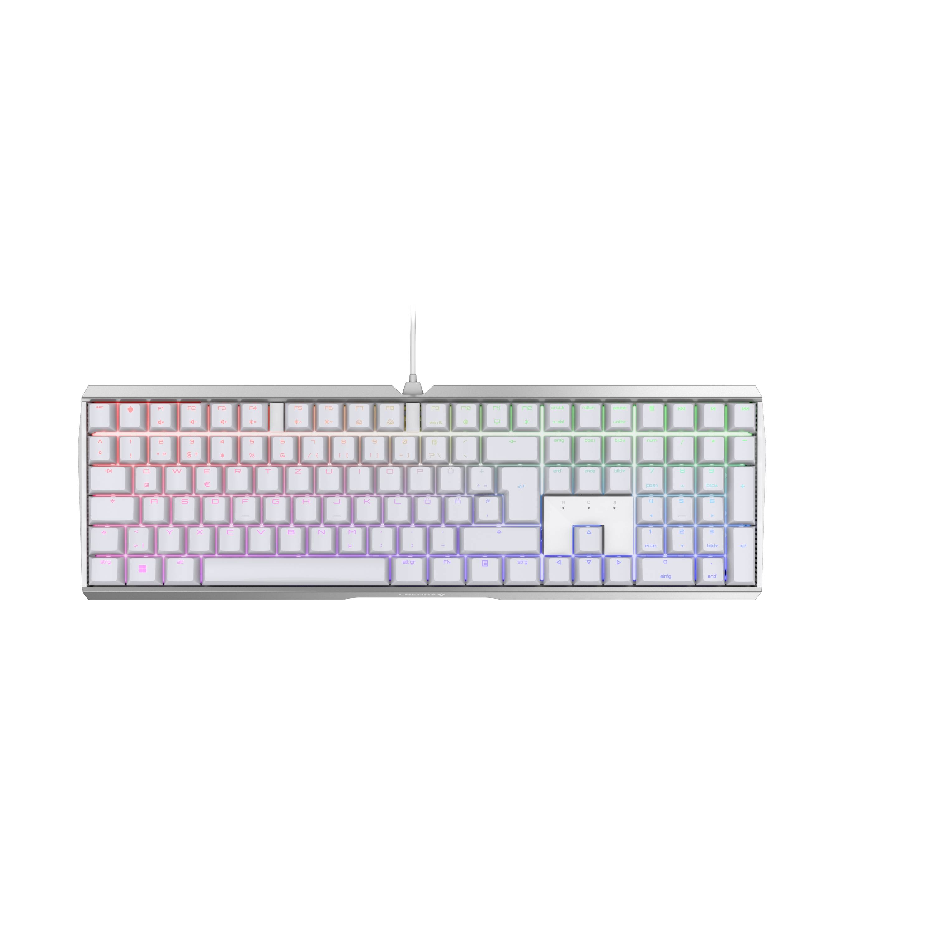 Cherry MX-Board 3.0S - Tastatur - Hintergrundbeleuchtung - TL: Deutsch, QWERTZ