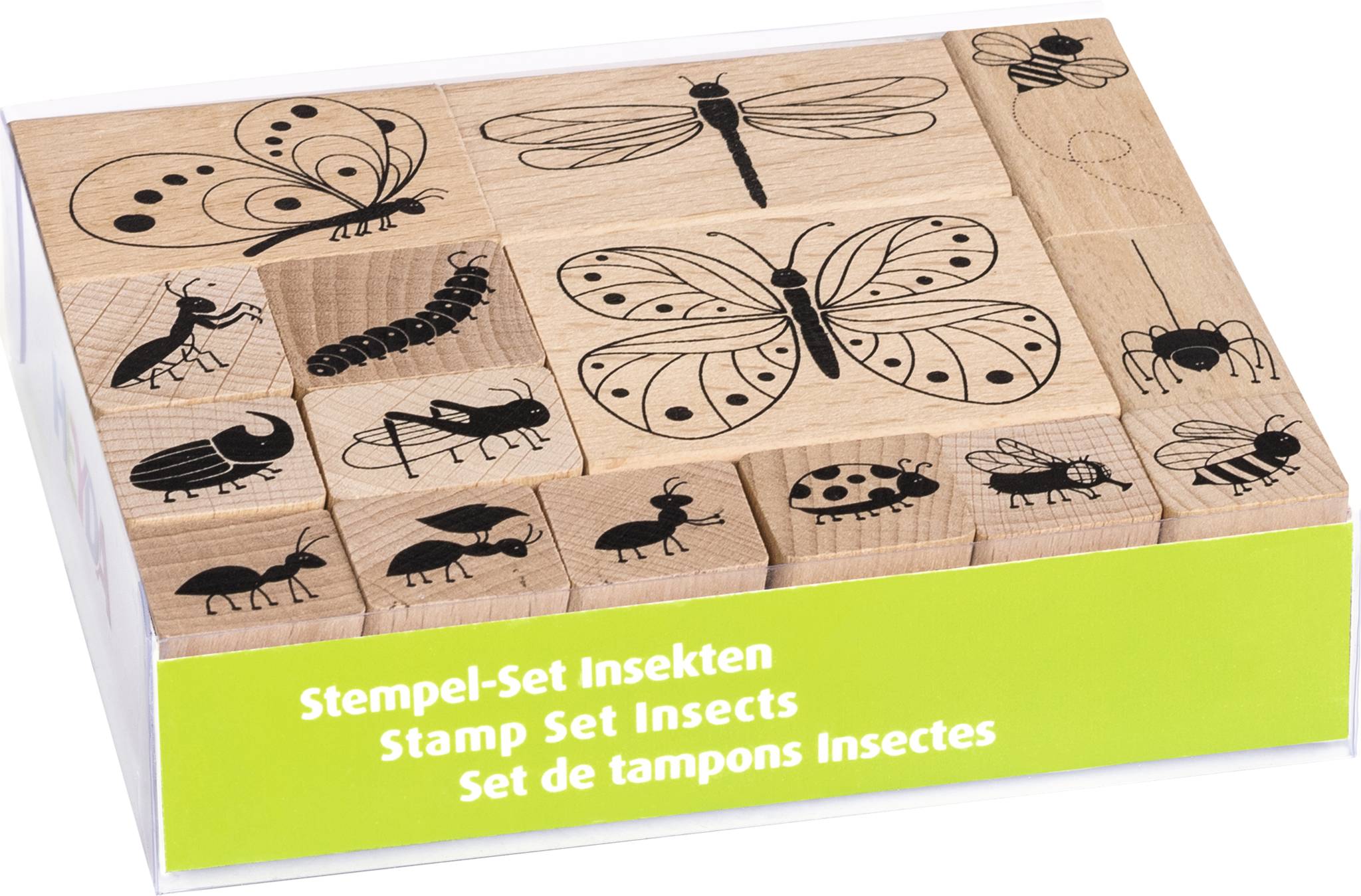 HEYDA Motivstempel-Set - Insekten