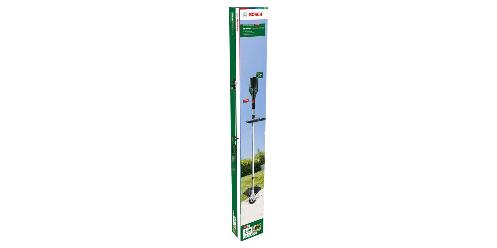 Bosch Home and Garden AdvancedGrassCut 36V-33 Akku Rasentrimmer ohne Akku, ohne Ladegerät 36 V Schnittbreite (max.): 33 mm