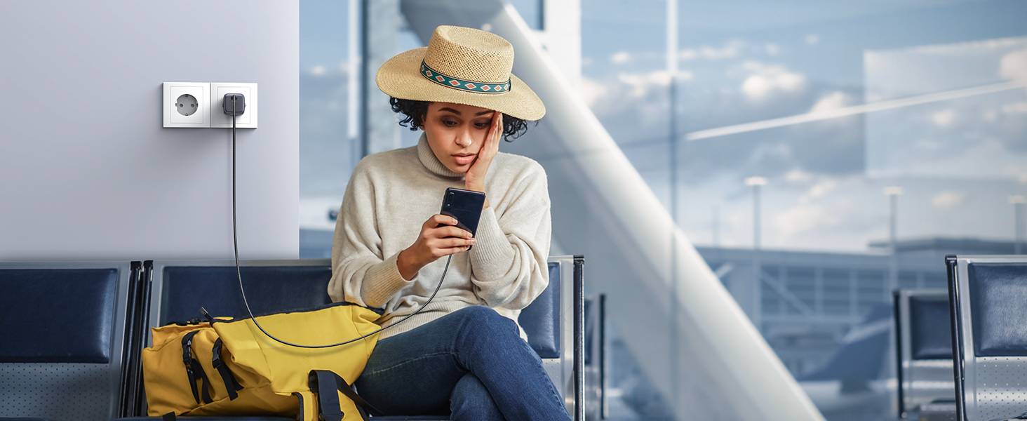 Ugreen Nexode, Drinnen, AC, 12 V, 3 A, Schwarz, Grau