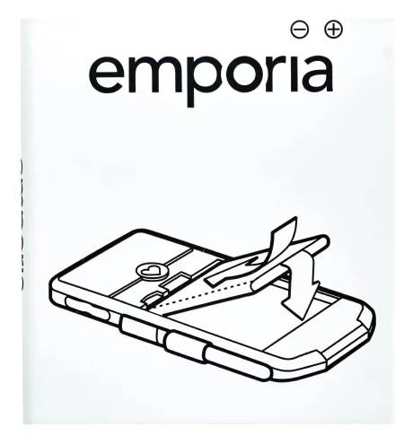 Akku für Seniorenhandy Emporia Simplicity / V27 / Typ AK-V27, 3,7V, Li-Ion
