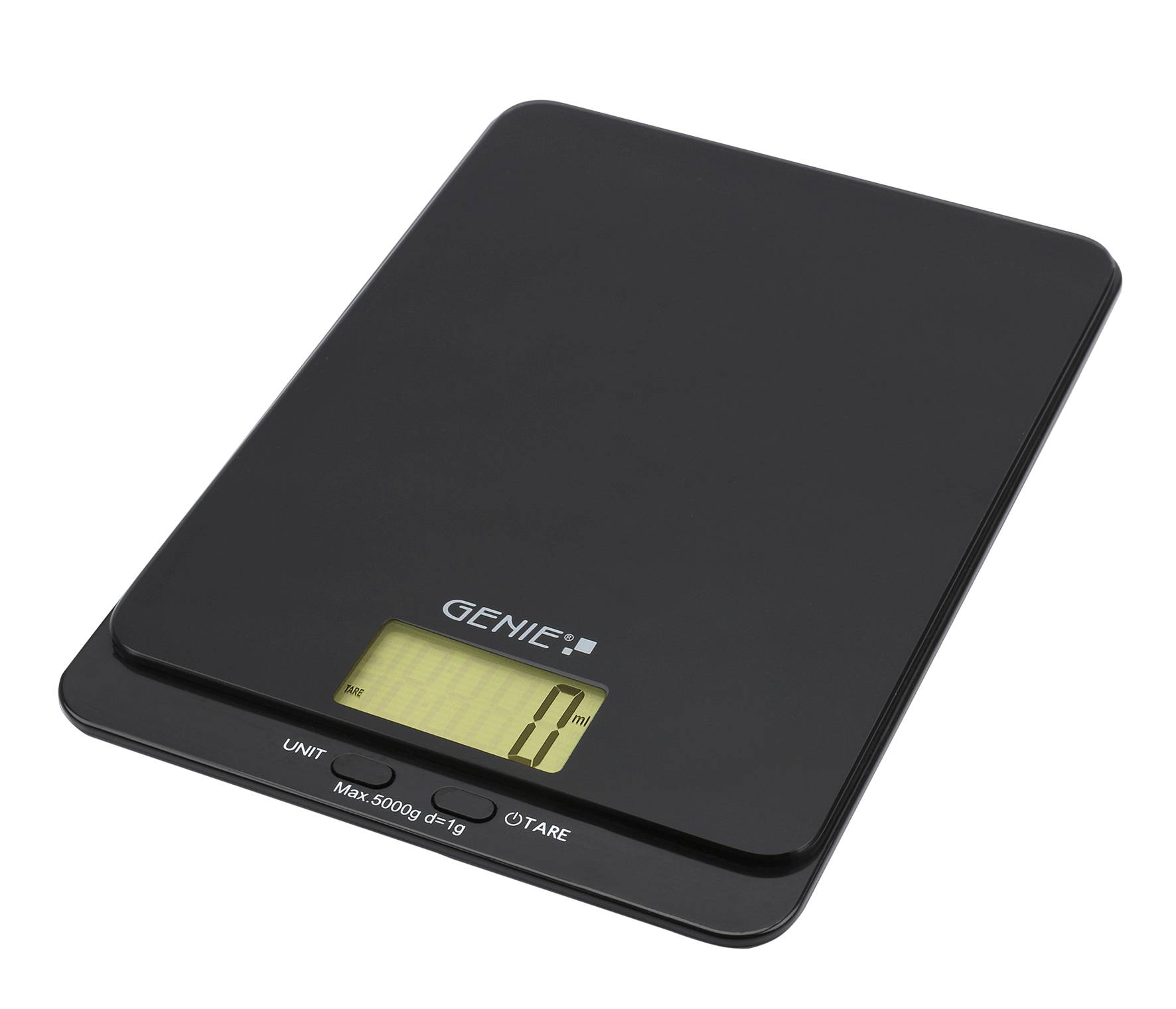 GENIE Briefwaage DLS 5 bis 5Kg schwarz Multimedia-Technik
