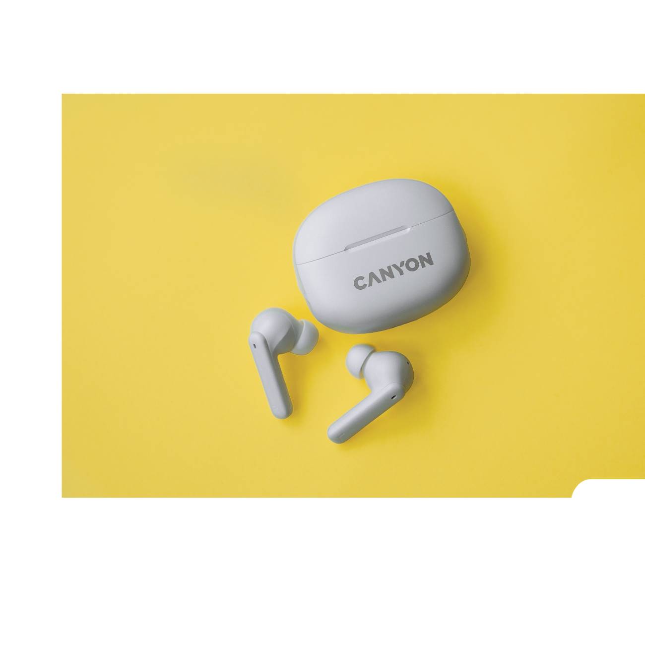 Canyon CNS-TWS8W, True Wireless Stereo (TWS), Anrufe/Musik/Sport/Alltag, Kopfhörer, Schwarz