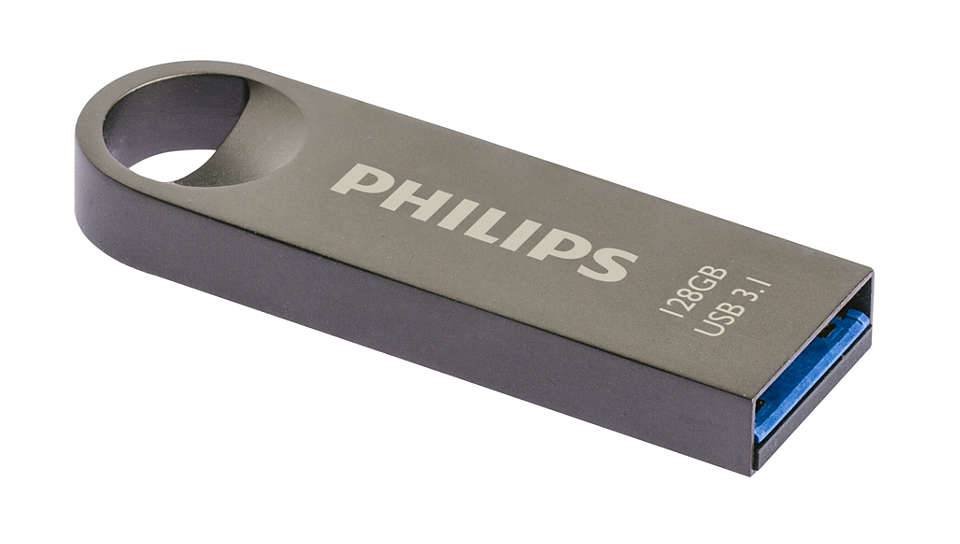 Philips FM12FD165B Moon edition 3.1 - USB-Flash-Laufwerk128 GB - USB 3.1