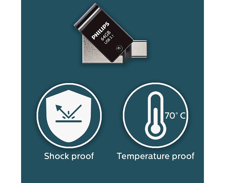 Philips FM64DC152B - USB-Flash-Laufwerk - 64