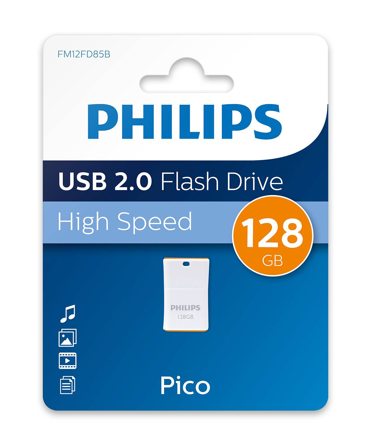 Philips Pico Edition High Speed 2.0 USB-Flash-Laufwerk 128 GB