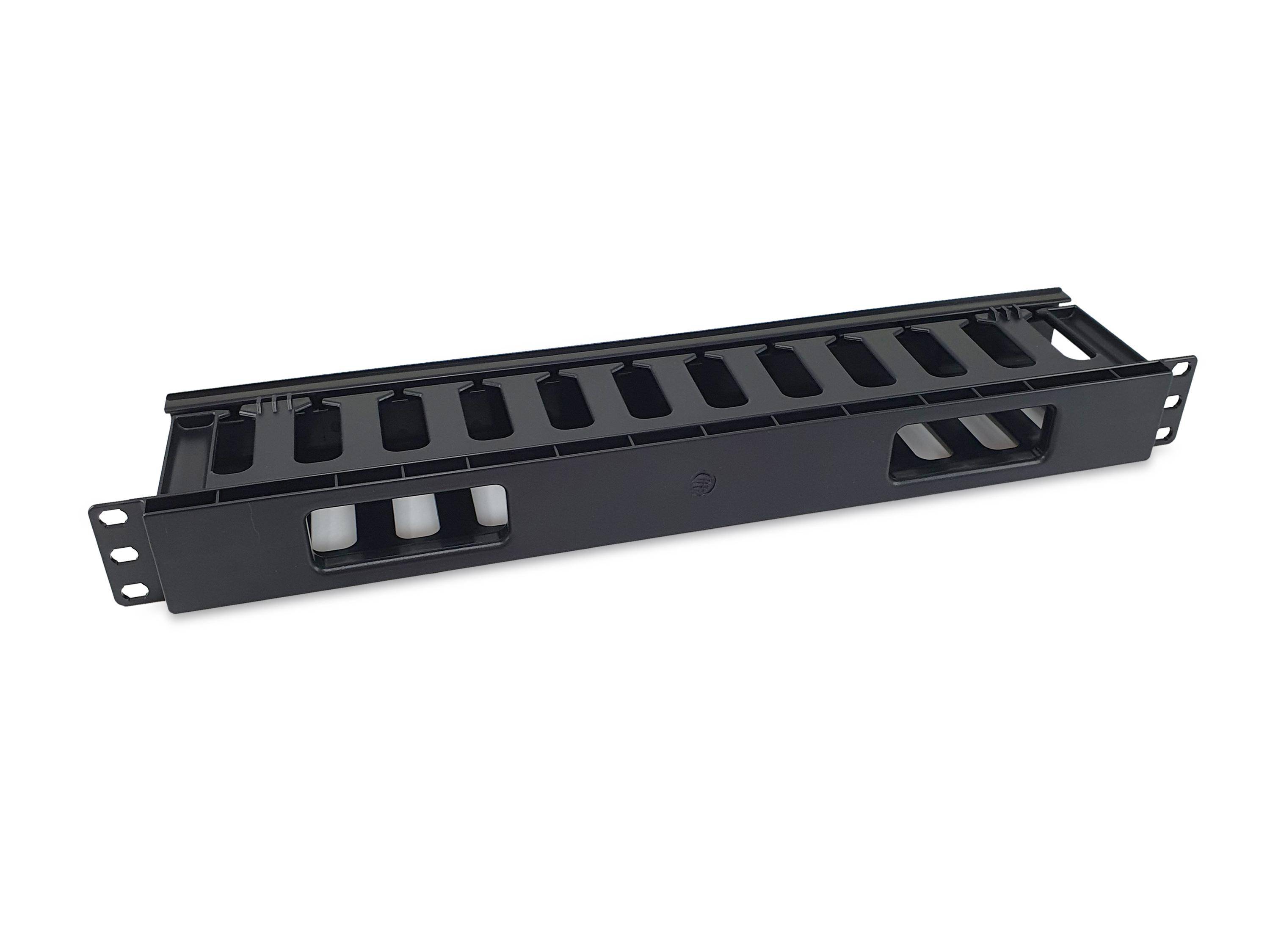 Equip 19" Kabelmanagement Panel abnehmbare Heckplatte sw - Schwarz