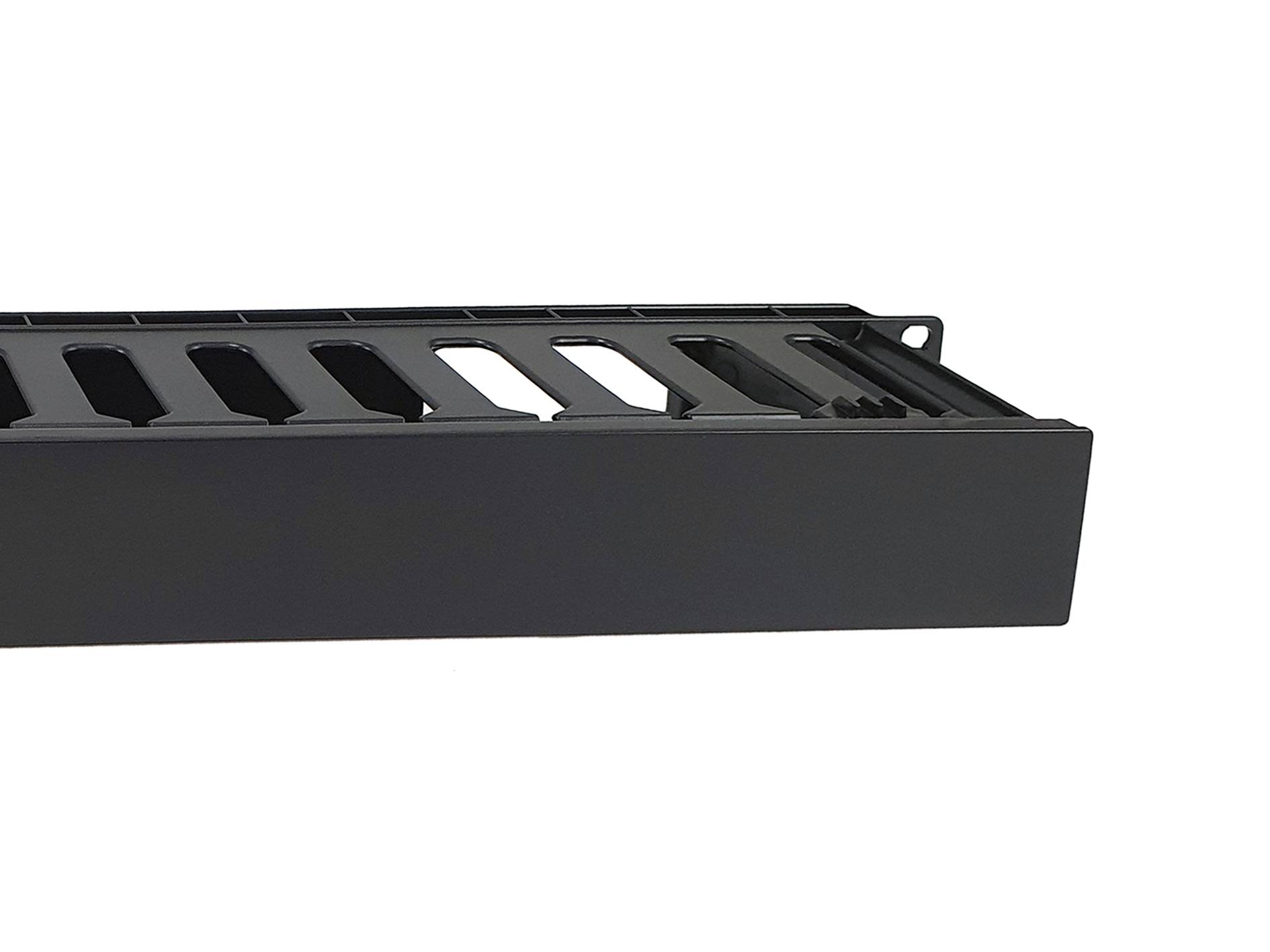 Equip 19 Rack Mount Kabelmanagement-Panel, Schwarz Multimedia-Technik