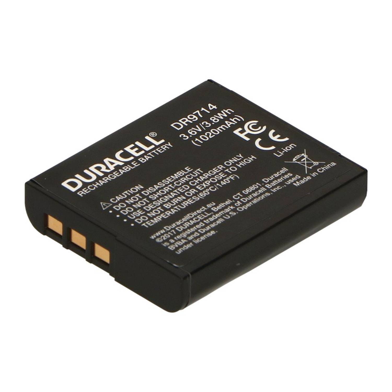 Duracell NP-BG1 Kamera-Akku ersetzt Original-Akku (Kamera) NP-BG1 3.7 V 1020 mAh