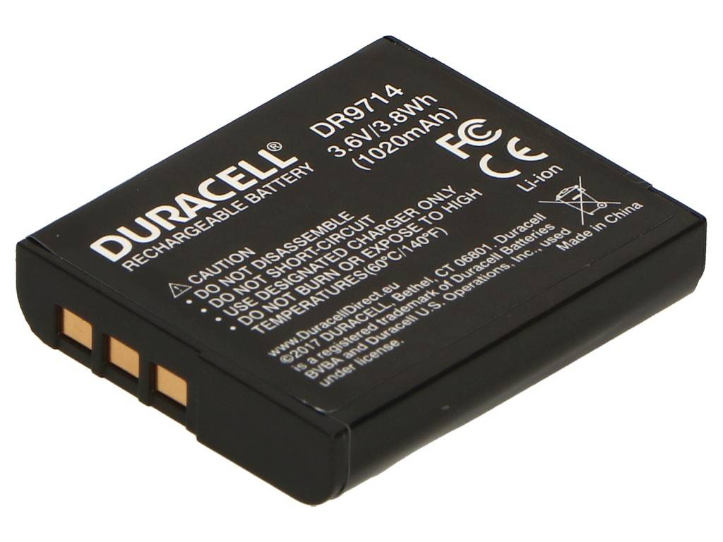 Duracell NP-BG1 Kamera-Akku ersetzt Original-Akku (Kamera) NP-BG1 3.7 V 1020 mAh