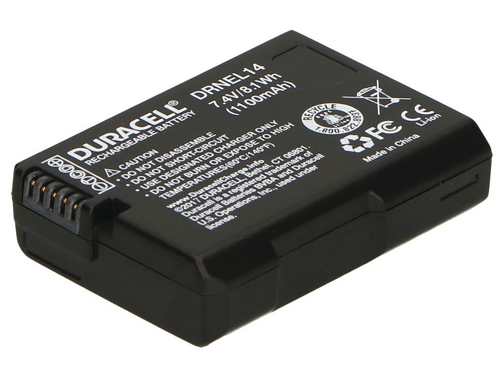 Duracell EN-EL14 Kamera-Akku ersetzt Original-Akku (Kamera) EN-EL14 7.4 V 950 mAh