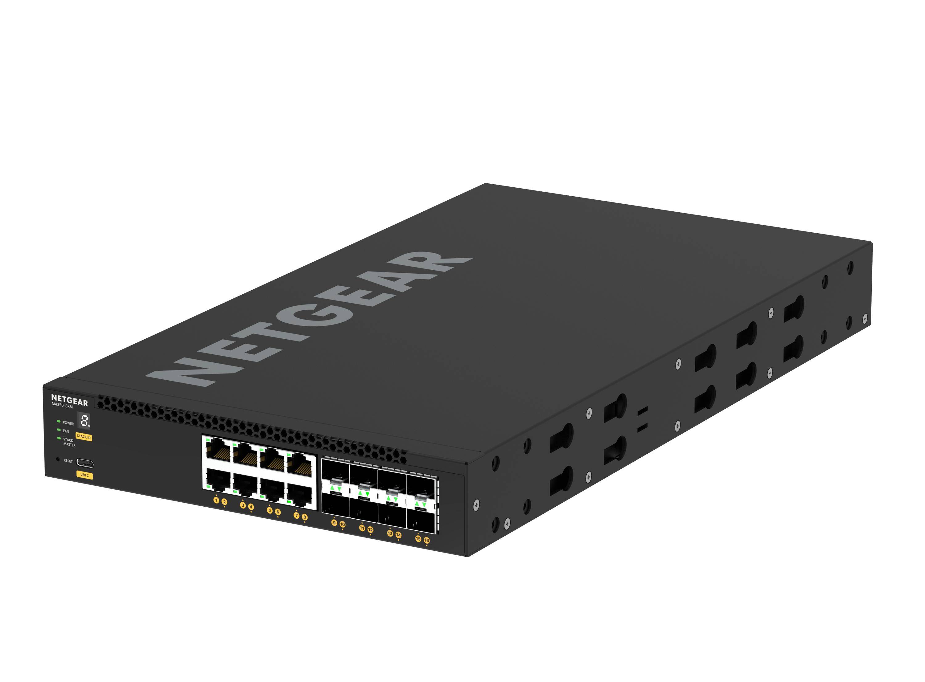 NETGEAR M4350 Series M4350-8X8F - Switch - L3