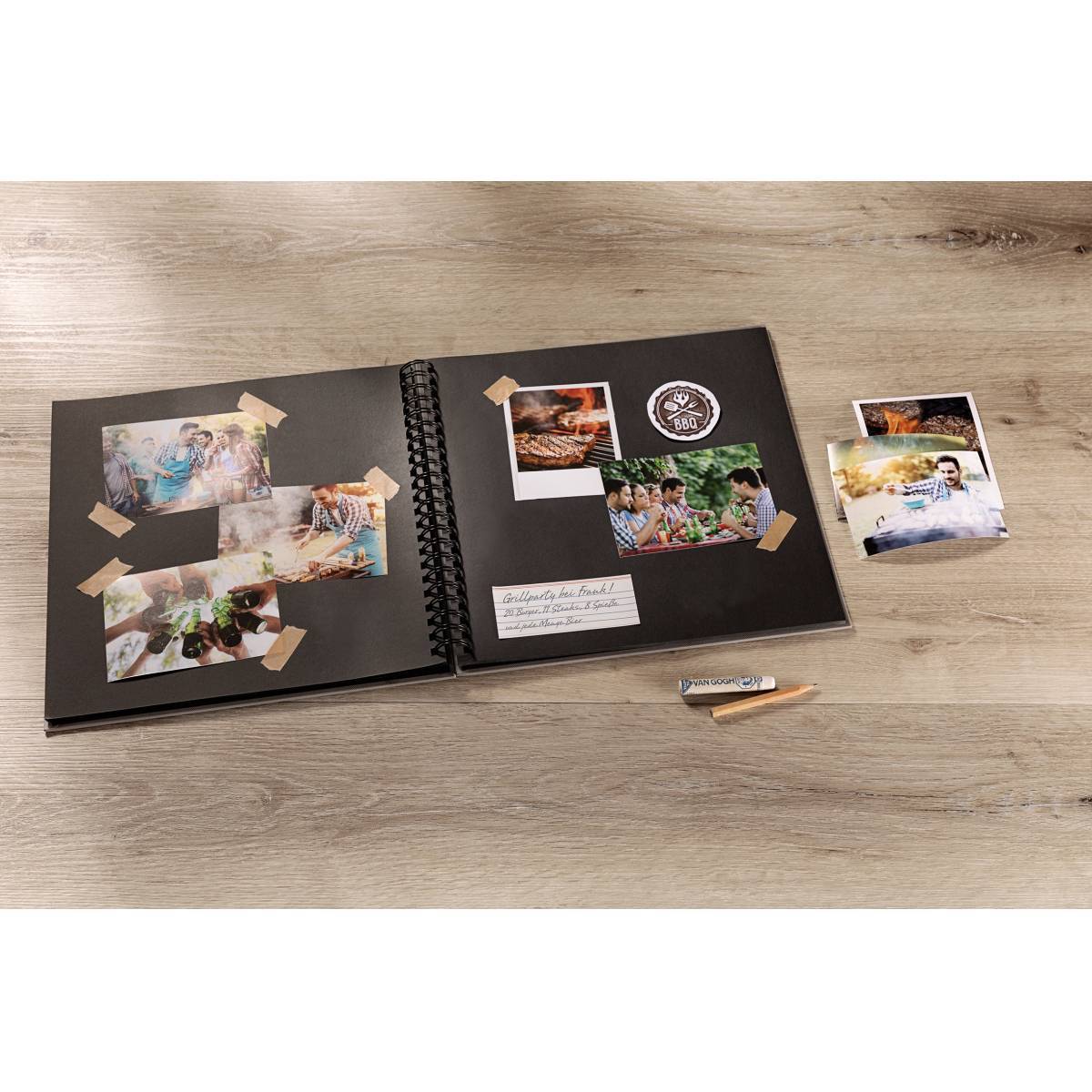 Walther Design SA-110-U - Blau - Papier - 320 mm - 300 mm - 3 cm - Fun Alben - O