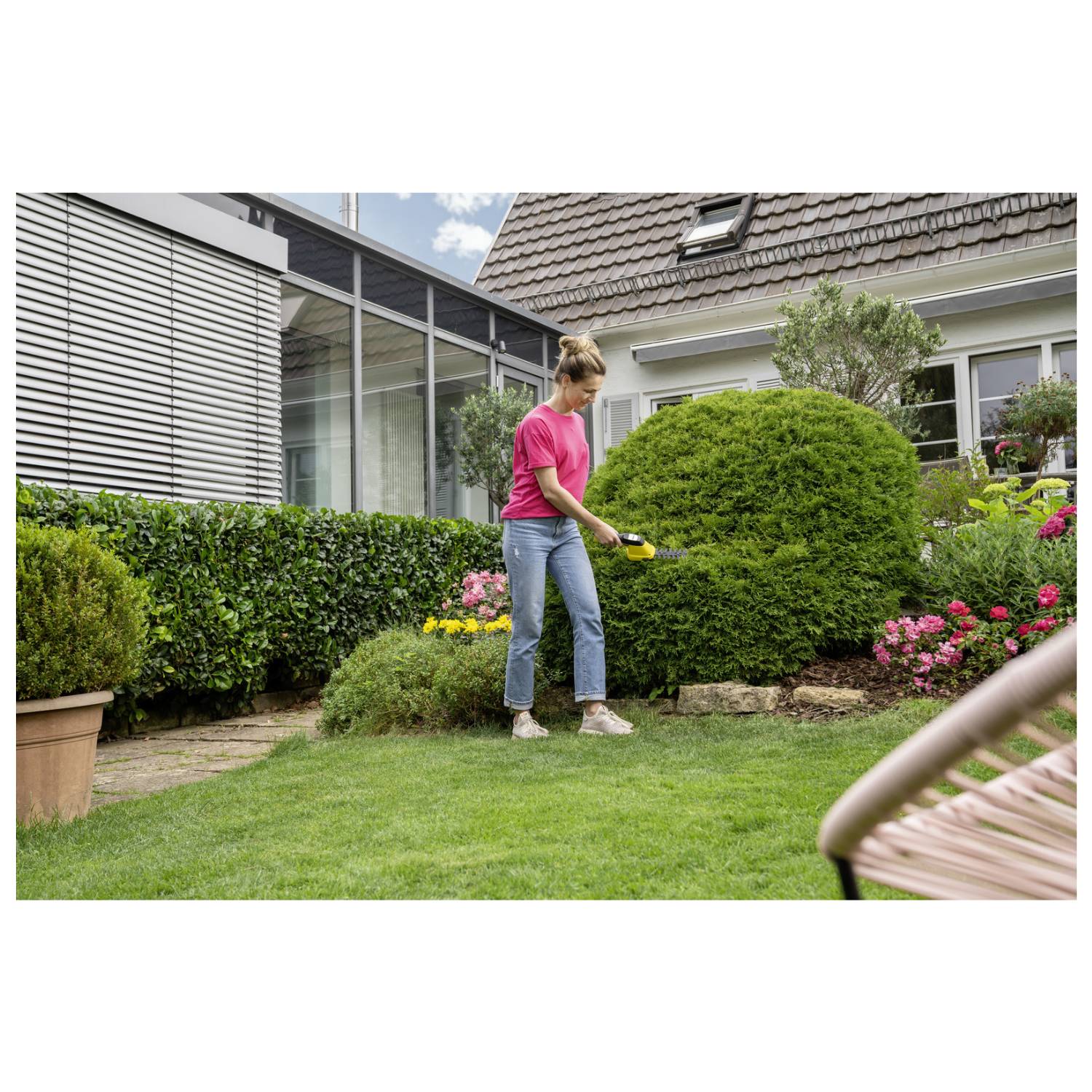 Kärcher Home & Garden 1.445-320.0 GSH 4-4 Plus Akku Gras- und Strauchschere ohne Akku, ohne Ladegerät 4 V Li-Ion