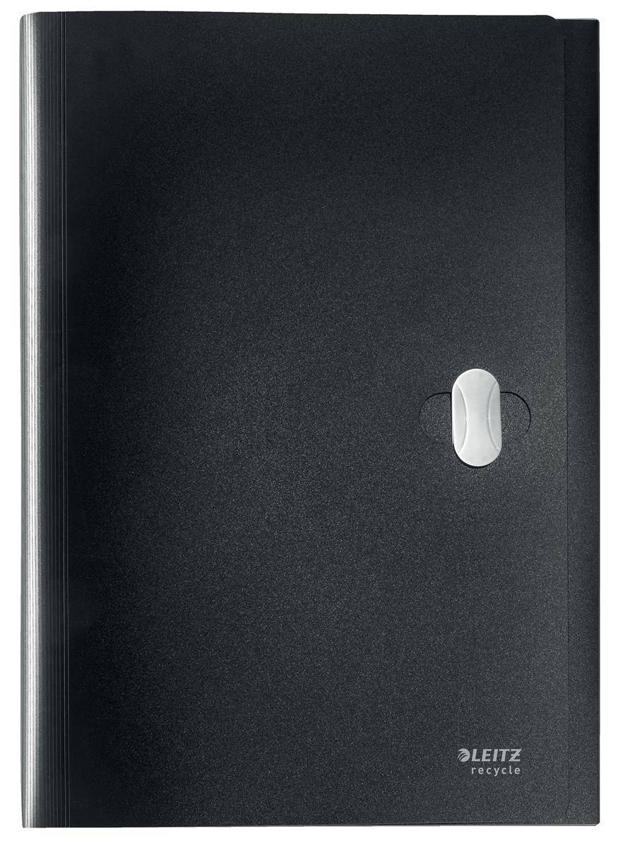 ProjectMap Leitz Recycle 5-Vaks PP Black | 5 Stücke