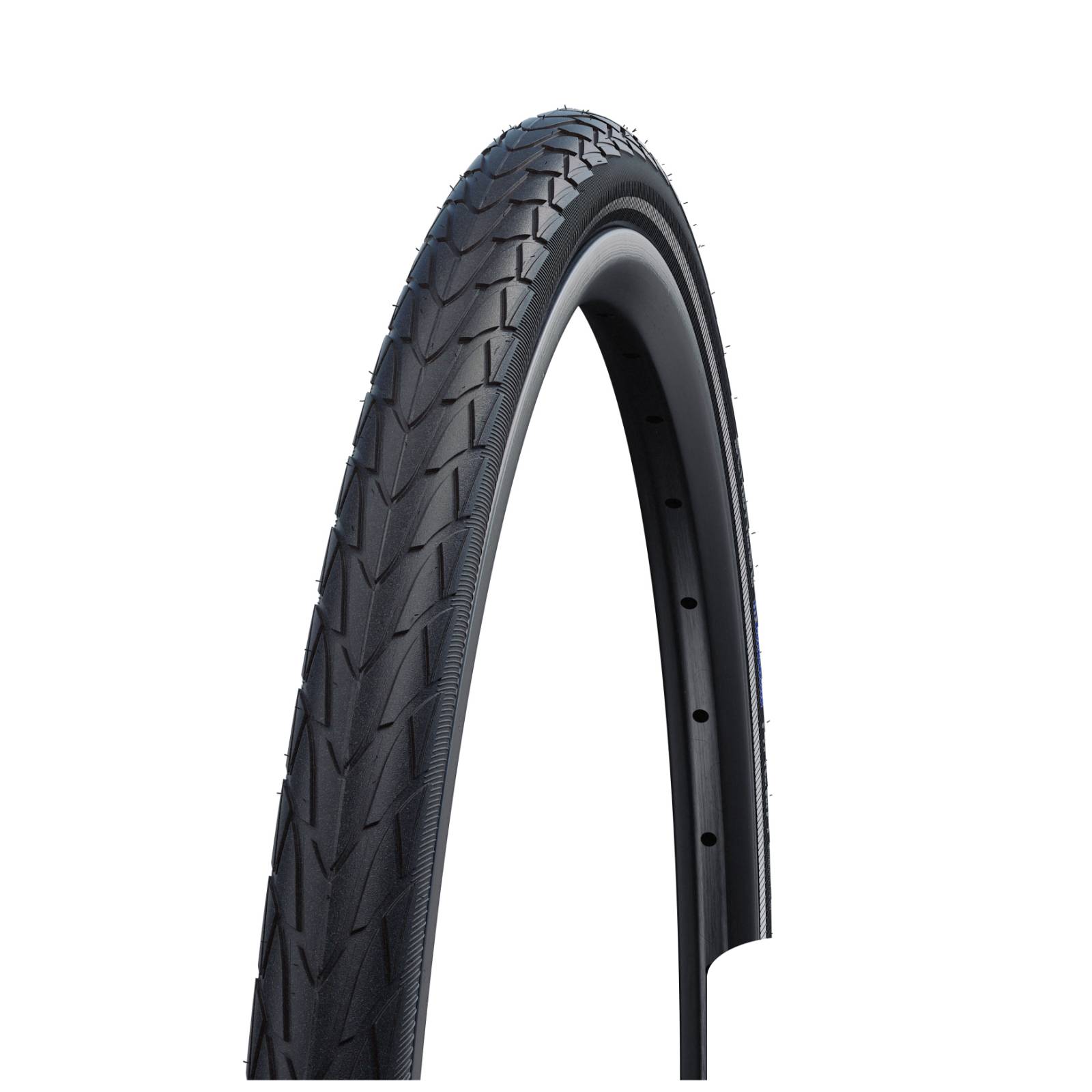 Schwalbe Marathon Racer, 28", Stadt / Trekking, Tubeless-Ready-Reifen, Klappbarer Wulst, Schwarz, 45