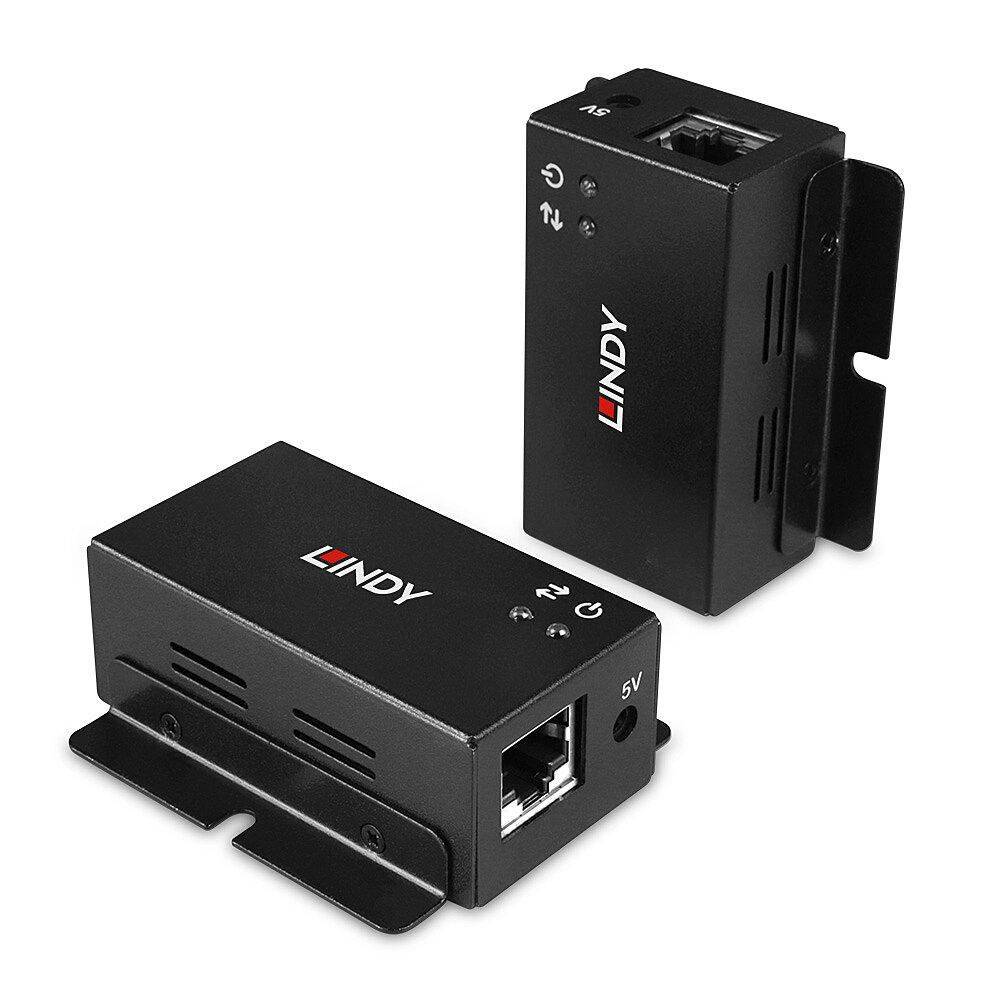 Lindy 50m 2 Port USB 2.0 Cat. 6 Extender - Digital/Daten - Netzwerk - 50 m
