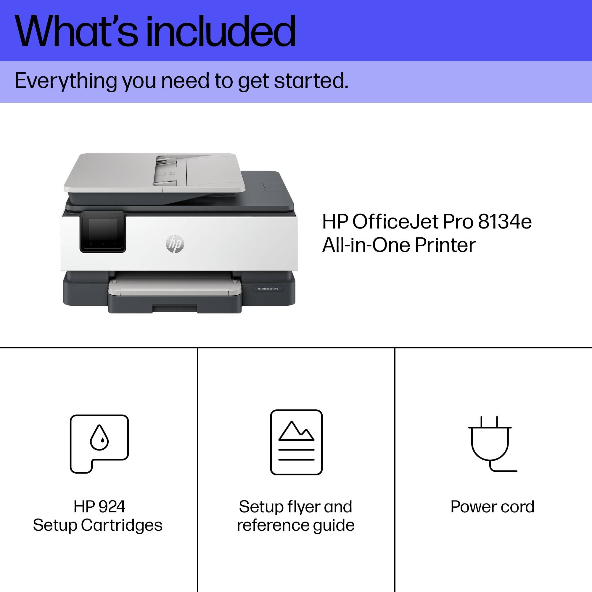 HP Officejet Pro 8134e All-in-One - Multifunktionsdrucker - Farbe - Tintenstrahl - Legal (216 x 356