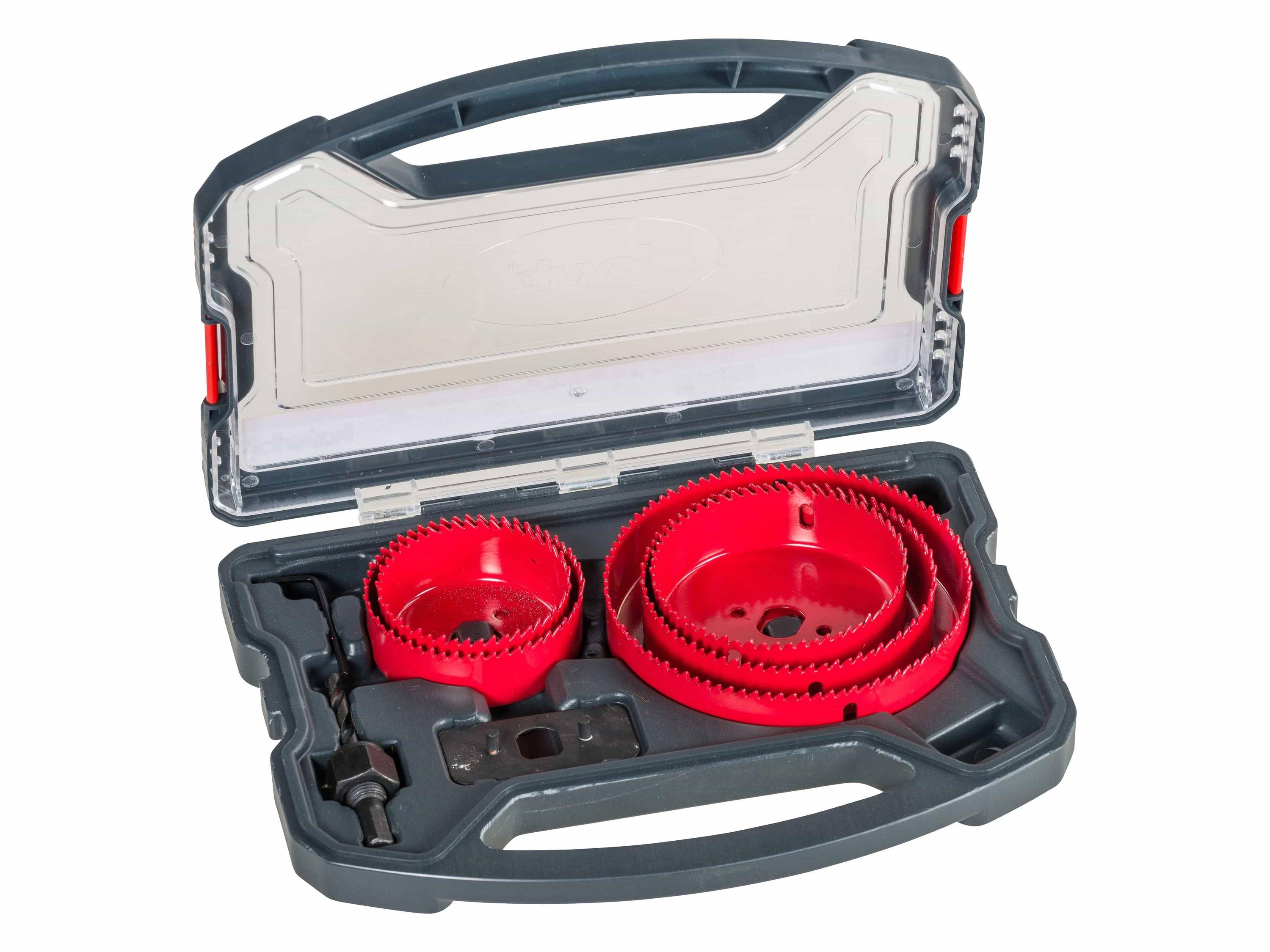 kwb 109178 Lochsägen-Set 8teilig 68 mm, 76 mm, 89 mm, 102 mm, 127 mm 8 St