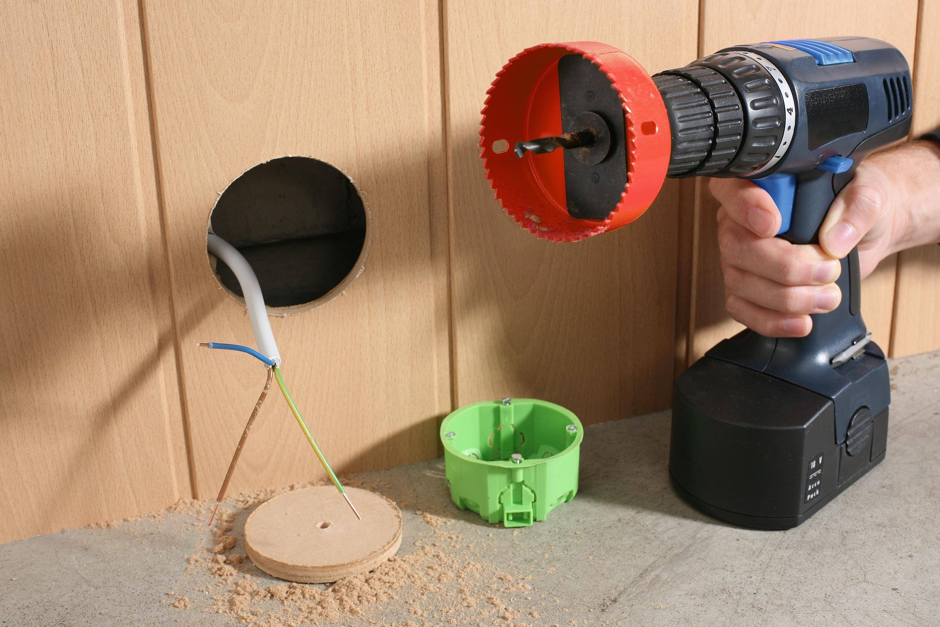 kwb 109178 Lochsägen-Set 8teilig 68 mm, 76 mm, 89 mm, 102 mm, 127 mm 8 St