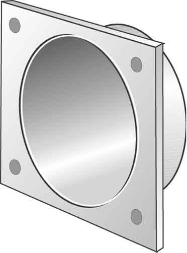 Helios Ventilatoren Anschlussstutzen L-AS 100
