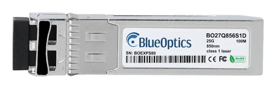 BlueOptics NVIDIA 980-9I094-00AR00 BlueOptics BO27Q856S1D SFP28 Transceiver, 25GBASE-SR, Multimode Fiber, 850nm, 100M