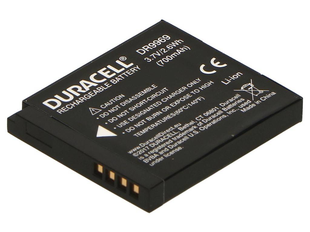 Duracell DMW-BCK7 Kamera-Akku ersetzt Original-Akku (Kamera) DMW-BCK7E 3.6 V 630 mAh
