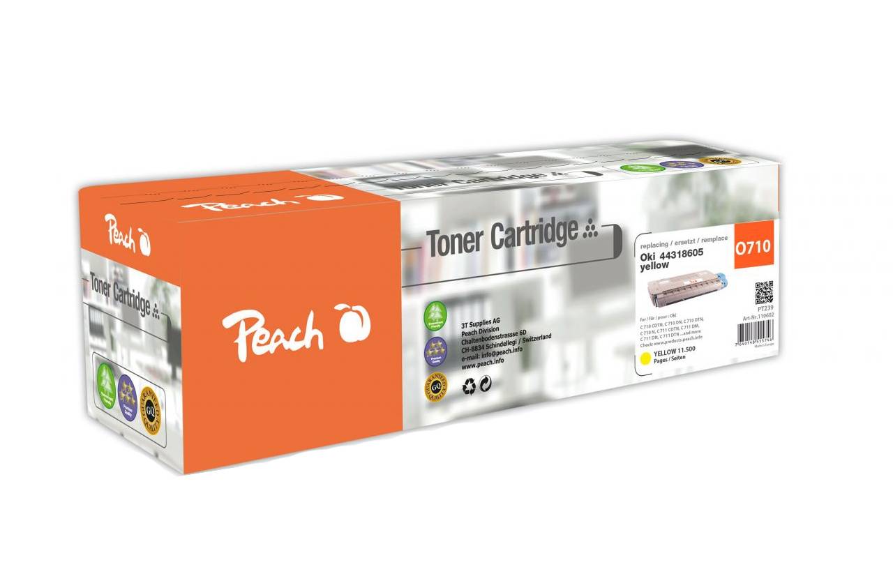 Peach 110602, 11500 Seiten, Gelb, 1 Stück(e)